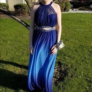 Blue formal dress